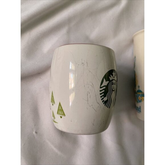 Starbucks Disney Holiday Mug Set - Disneyland Resort Christmas Castle & It’s A S - Picture 9 of 13